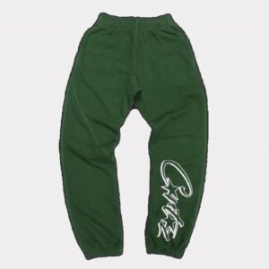 Pantalon de jogging vert Corteiz Dropout