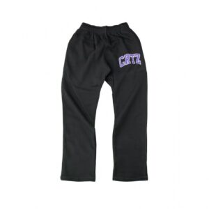 Pantalon de survêtement Corteiz Dropout noir violet