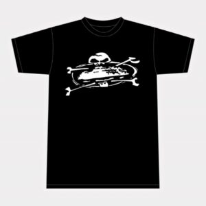 T-Shirt Corteiz Alcatraz Crâne Noir