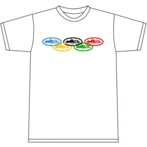 T-shirt blanc olympique Corteiz Alcatraz